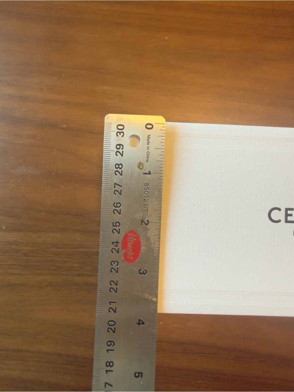 Celine White Presentation Box with Black Interior